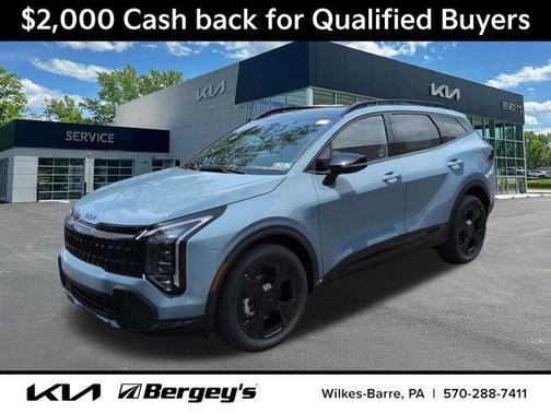 Heritage Blue 2026 Kia Sportage Hybrid X-Line