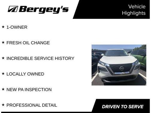 White 2023 Nissan Rogue SV