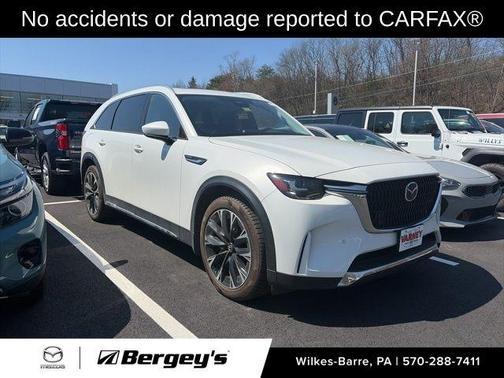 Rhodium White Metallic 2024 Mazda CX-90 Premium