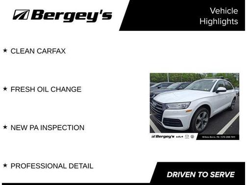 Ibis White 2020 Audi Q5 45 Titanium Premium