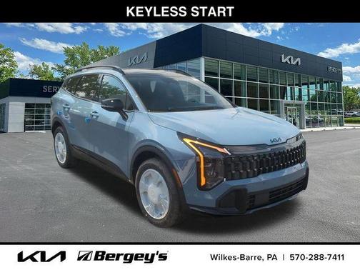Heritage Blue 2026 Kia Sportage Hybrid X-Line