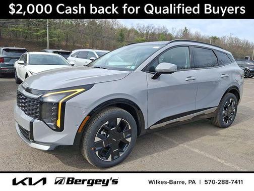 Wolf Gray 2026 Kia Sportage Hybrid SX-Prestige