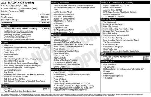 2021 Mazda CX-5 Touring