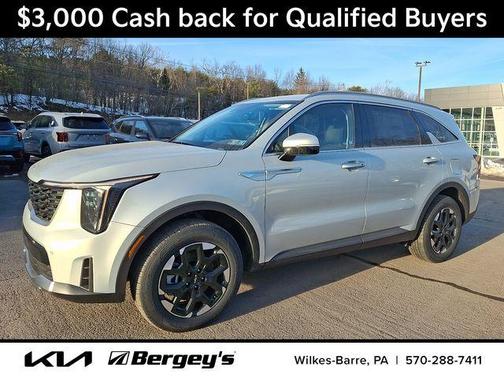 Ivory Silver 2026 Kia Sorento S
