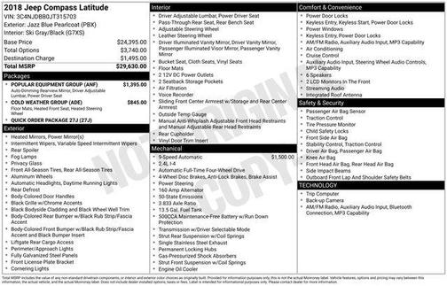 2018 Jeep Compass Latitude