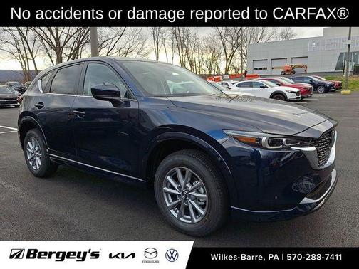 Deep Crystal Blue Mica 2025 Mazda CX-5 2.5 S Preferred Package
