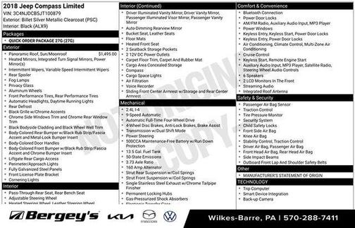 2018 Jeep Compass Limited