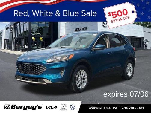 Green Metallic 2020 Ford Escape SE