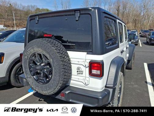 Bright White Clearcoat 2023 Jeep Wrangler 4xe Base