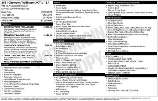 2021 Chevrolet Trailblazer ACTIV
