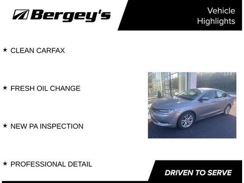 Billet Silver Metallic Clearcoat 2016 Chrysler 200 Limited