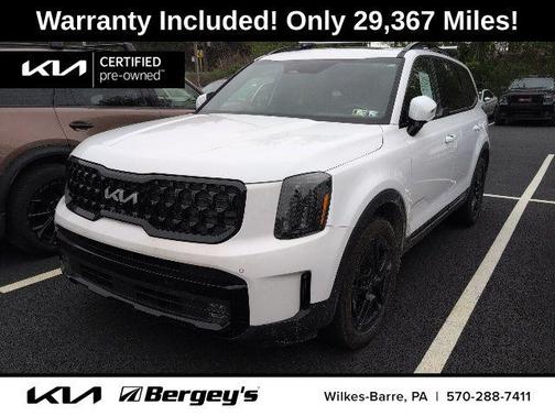 Glacial White Pearl 2024 Kia Telluride SX X-Line