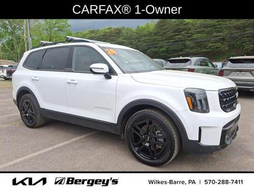 Glacial White Pearl 2024 Kia Telluride SX X-Line