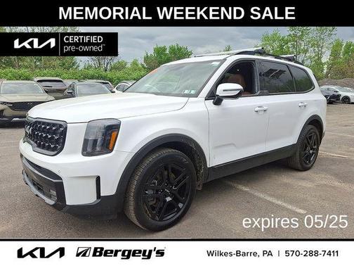 Glacial White Pearl 2024 Kia Telluride SX X-Line