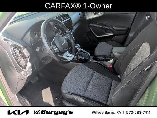 Undercover Green 2023 Kia Soul EX