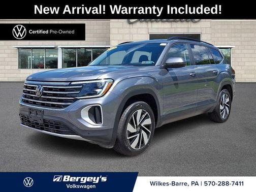 Platinum Gray Metallic 2025 Volkswagen Atlas 2.0T SE