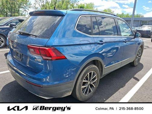 Silk Blue Metallic 2019 Volkswagen Tiguan 2.0T SE
