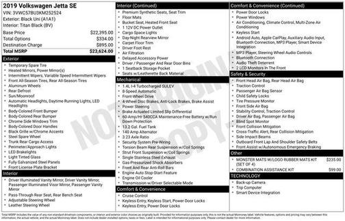 2019 Volkswagen Jetta 1.4T SE