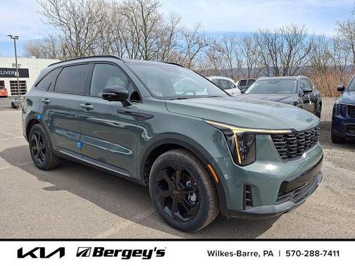 Green 2026 Kia Sorento Hybrid X-LINE SX PRESTIGE