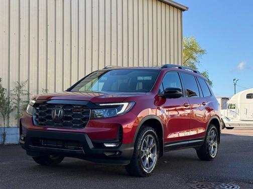 Red 2024 Honda Passport TrailSport AWD 4dr SUV