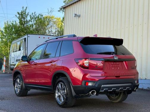 Red 2024 Honda Passport TrailSport AWD 4dr SUV