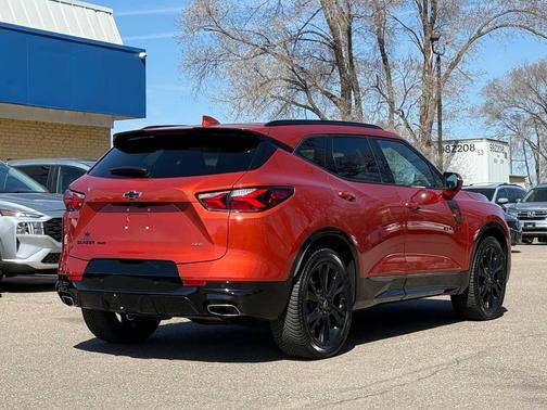 Red 2021 Chevrolet Blazer RS