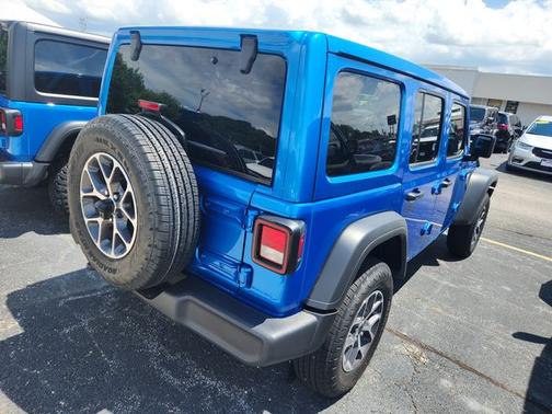 Hydro Blue Pearl Coat 2026 Jeep Wrangler Sport S