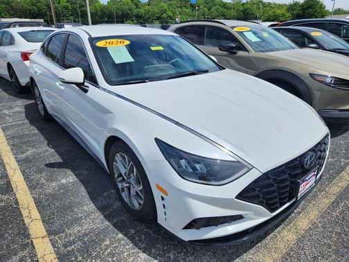 Quartz White 2020 Hyundai SONATA SEL