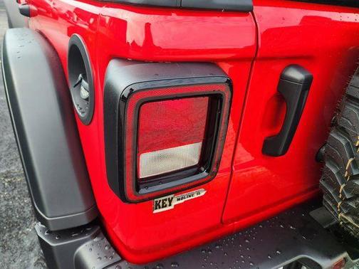 Firecracker Red Clearcoat 2025 Jeep Wrangler Sport