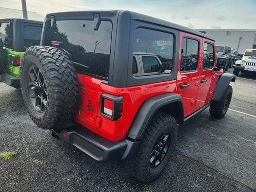 Firecracker Red Clearcoat 2025 Jeep Wrangler Sport