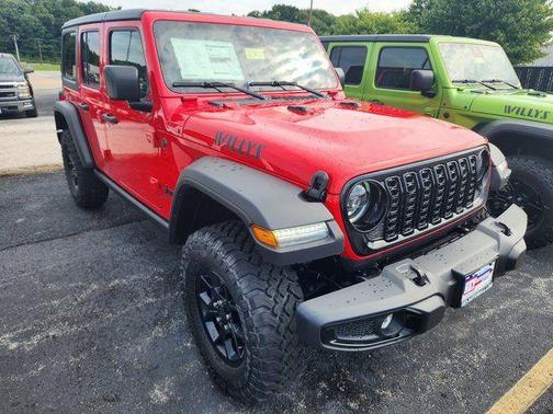 Firecracker Red Clearcoat 2025 Jeep Wrangler Sport