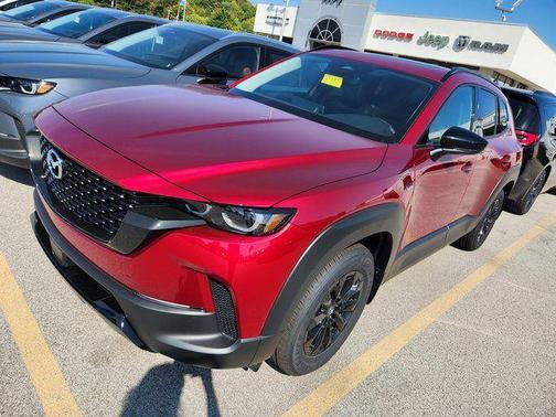 Soul Red Crystal Metallic 2025 Mazda CX-50 Hybrid Premium Package
