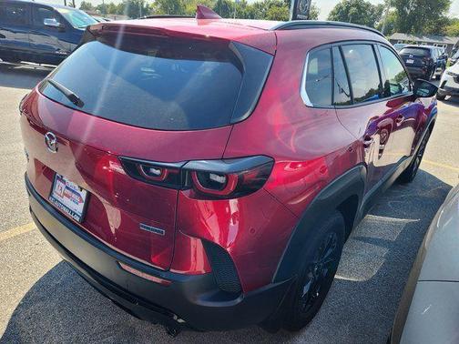 Soul Red Crystal Metallic 2025 Mazda CX-50 Hybrid Premium Package