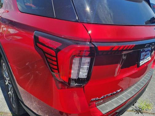 Red Metallic 2025 Ford Explorer Platinum