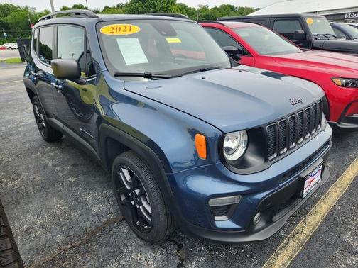 Slate Blue Pearlcoat 2021 Jeep Renegade Latitude
