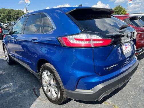 Blue Metallic 2023 Ford Edge Titanium