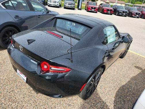 Jet Black Mica 2025 Mazda MX-5 Miata RF Grand Touring