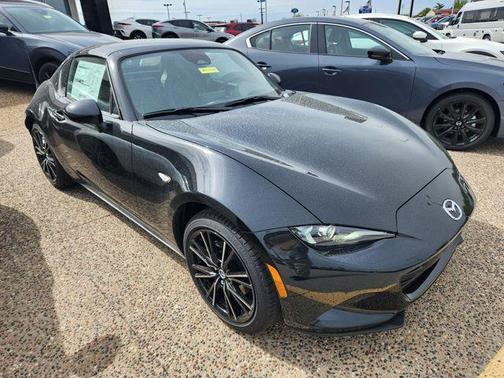Jet Black Mica 2025 Mazda MX-5 Miata RF Grand Touring Convertible