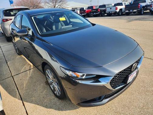 Machine Gray Metallic 2026 Mazda Mazda3 FWD w/Preferred Package