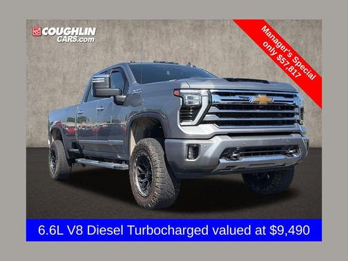 Sterling Gray Metallic 2024 Chevrolet Silverado 3500 High Country