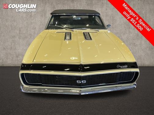 Yellow 1968 Chevrolet Camaro RS