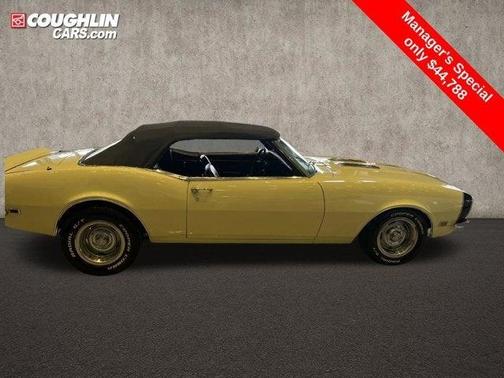 Yellow 1968 Chevrolet Camaro RS
