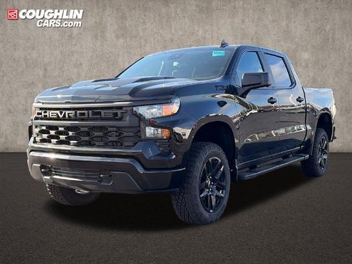 Black 2026 Chevrolet Silverado 1500 Custom Trail Boss