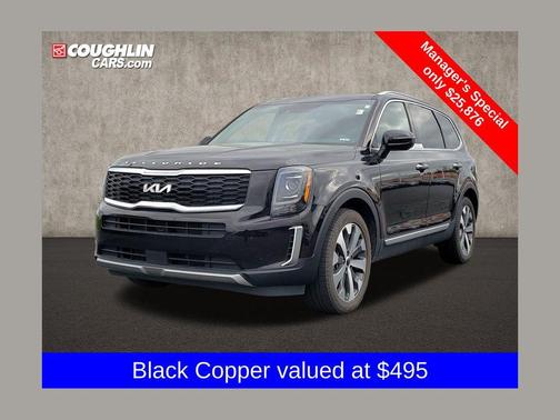 Black 2022 Kia Telluride S