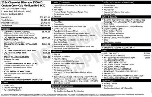 2024 Chevrolet Silverado 2500 Custom