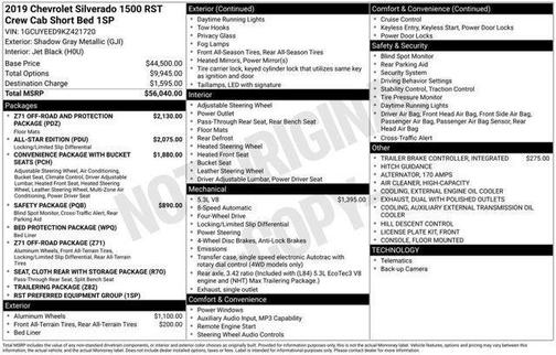 2019 Chevrolet Silverado 1500 RST