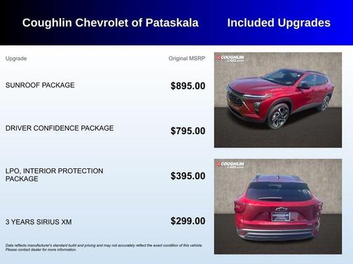 Crimson Metallic 2025 Chevrolet Trax 2RS