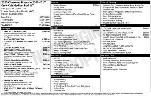 2025 Chevrolet Silverado 2500 LT