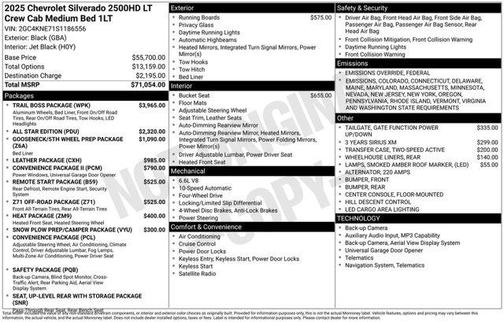 2025 Chevrolet Silverado 2500 LT