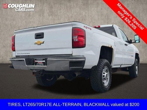 Summit White 2018 Chevrolet Silverado 2500 WT